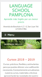 Mobile Screenshot of languageschoolpamplona.com